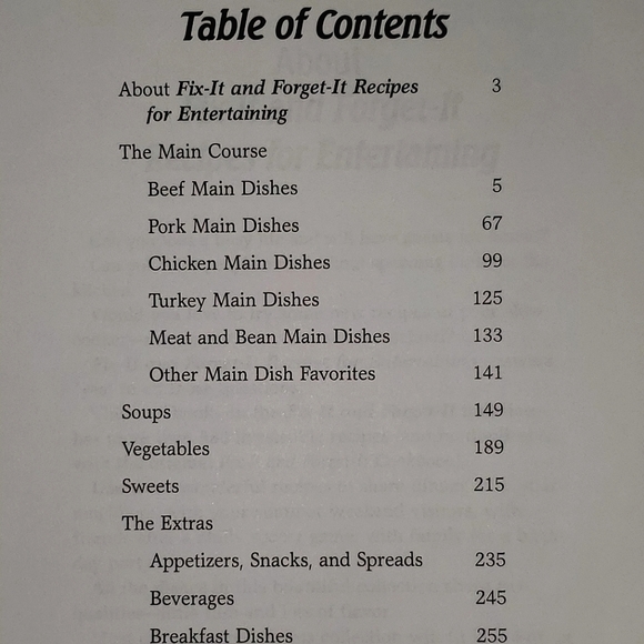 Fix-It and Forget-It Recipes for Entertaining   paperback binder cookbook. - Picture 3 of 10